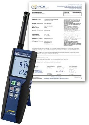 PCE Instruments PCE-330-ICA Thermo-Hygrometer in Blau-Schwarz - Bild 1