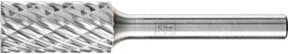 PFERD Hartmetall Hochleistungsfrässtift ALLROUND Zylinder ZYAS Stirn Ø 12 mm, Länge 25 mm, Schaft-Ø 6 mm, Farbe Silber, universal grob - Bild 1