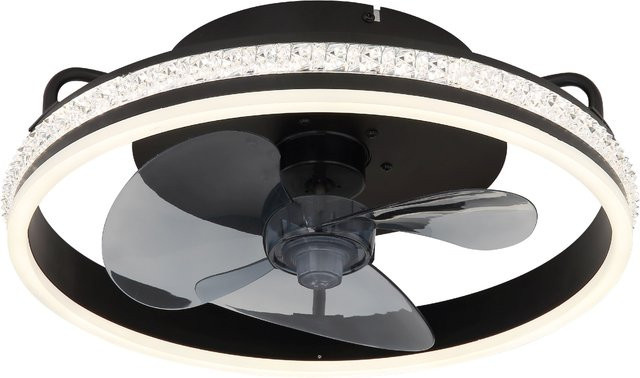 Deckenventilator CATALEYA von GLOBO Lighting in Schwarz Matt mit Fernbedienung und Timer - Bild 1