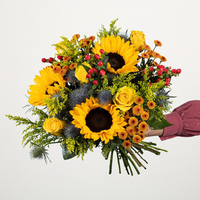 BLUME2000 Sonnengruß Bunch yellow Spätsommer Tabletop - Bild 1