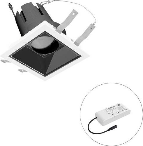 EVN LED-Deckenstrahler F03R09SM1840L15D in Weiß, quadratisch und verstellbar - Bild 1