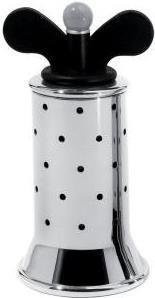 Alessi Gewürzmühle 9098 B in Schwarz und Silber aus Edelstahl - Bild 1