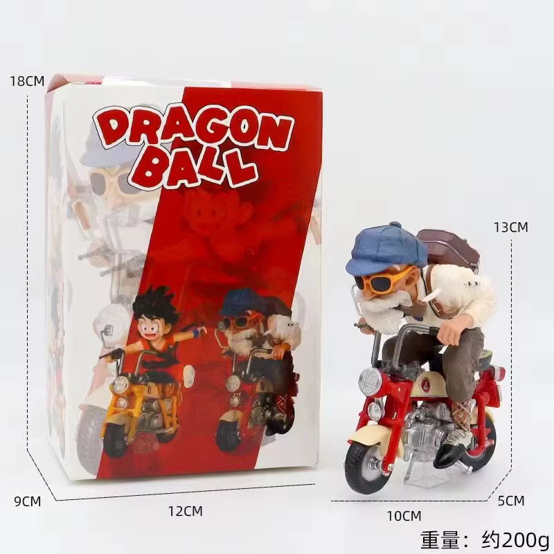 Bandai Dragon Ball Z Son Goku Master Roshi Actionfiguren, Motorrad-Spielzeug - Bild 4