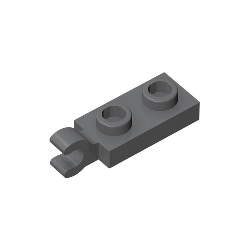 ixBricks 10-teiliges Set Modifizierter 1x2 mit Clip Bausteine Bausatz - Bild 1