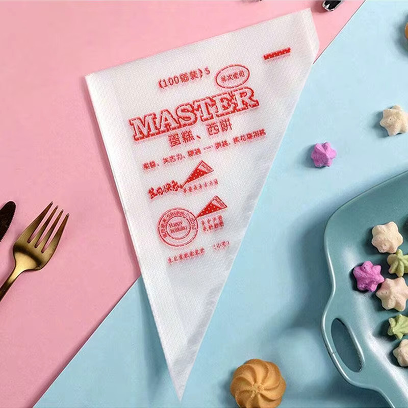 100er Set Einweg Spritzbeutel aus transparentem Kunststoff von IFITU PUBO für Küche und Kuchen Dekoration - Bild 2