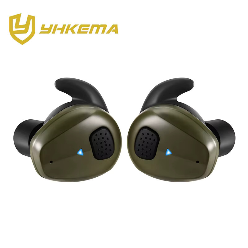 YHKEMA Taktische EB10 Bluetooth In-Ear Ohrstöpsel mit Noise Cancelling und Sound Pickup in Schwarz - Bild 2