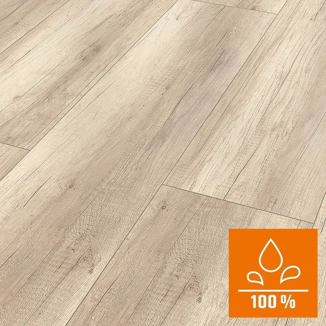 Classen Laminat NK32 Oak Light Grau Wasserfest Holzoptik 8 mm Stärke - Bild 1