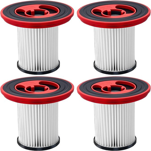 4er-Pack Bosch Ersatzfilter für Unlimited Serie 7 Akku-Staubsauger, Waschbarer HEPA-Filter, Weiß - Bild 1