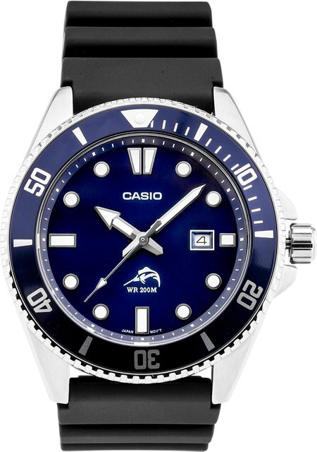 Casio Armbanduhr, Quarz, Harzarmband, Blau, Herren - Bild 1