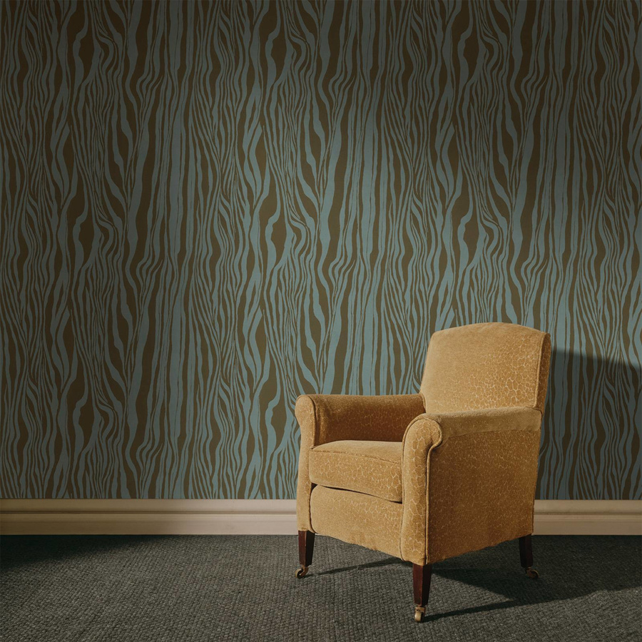 House of Hackney Tapete Dazzle in Bronze mit Animal Print und modernem Design - Bild 1