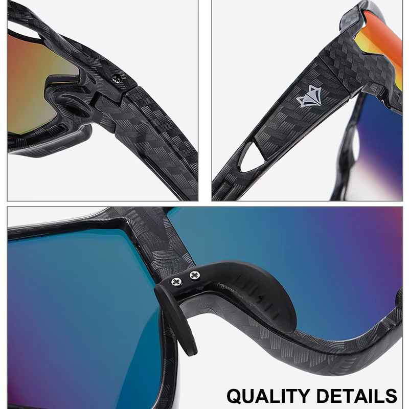 SEPFOX Sportsonnenbrille, Unisex, Vollrand, verspiegelt, Kunststoff - Bild 3