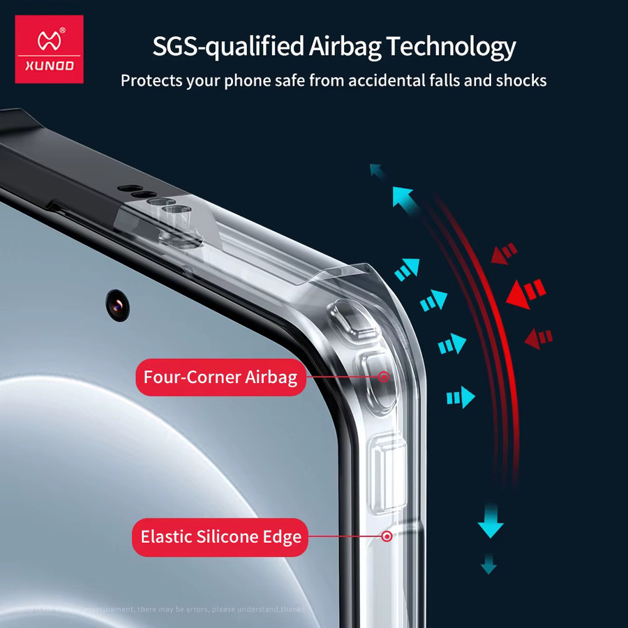 Xundd Schutzhülle für Xiaomi 14 Ultra, transparente Stoßfeste Handyhülle mit Airbag-Schutz und Kameraschutz - Bild 2