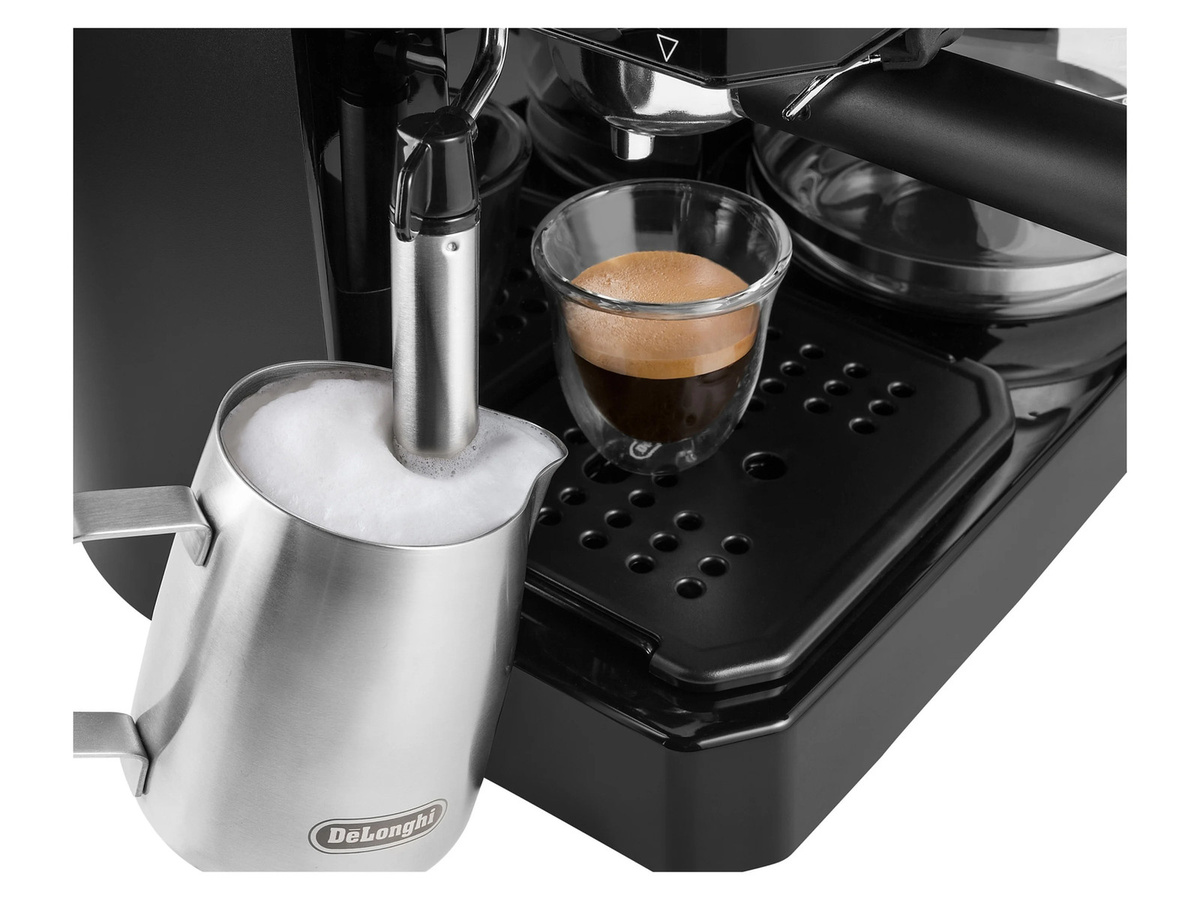 DeLonghi Kombi-Kaffeemaschine BCO 411.B in Schwarz für Espresso und Filterkaffee - Bild 2