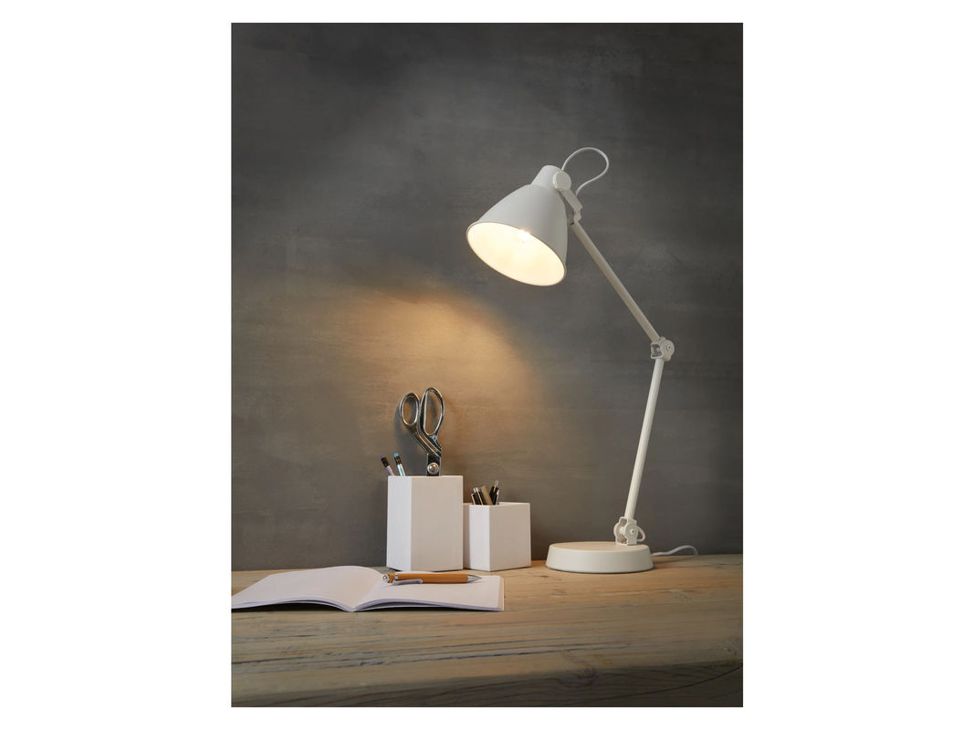 LIVARNO HOME Tischleuchte in Weiß mit modernem Design und LED-Leuchtmittel - Bild 3