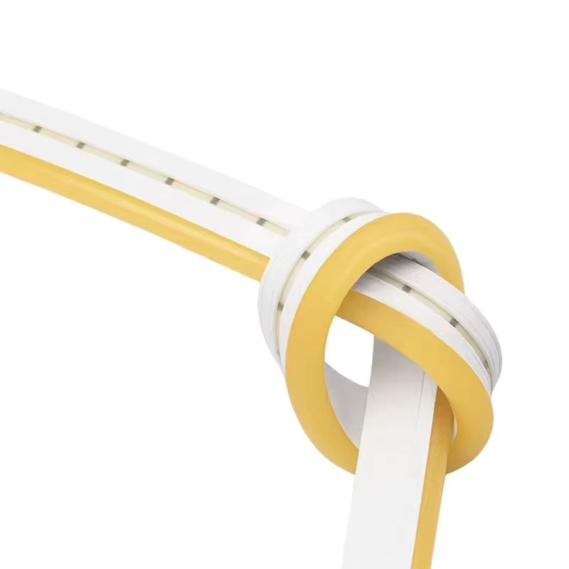 Multicolor LED Neon Flex Streifen aus Silikon, 12V wasserdicht, transparent, Breite: 1 cm - Bild 4