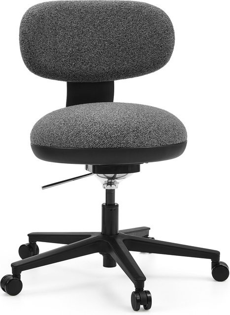 hjh OFFICE Home Office Bürostuhl SITMOTION B aus Stoff in Grau ohne Armlehnen - Bild 1