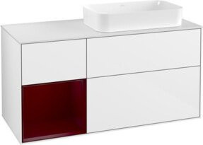 V&B Waschtischunterschrank Finion in Weiß, B/T/H: 120 x 50,1 x 50,1 cm - Bild 1