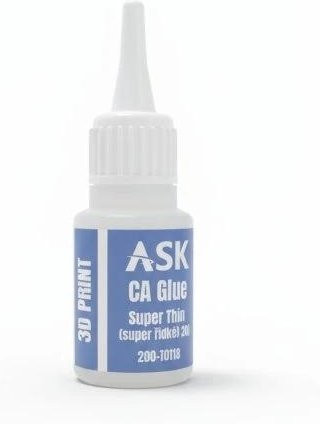 Art Scale Kit CA Glue Super Thin Sekundenkleber für 3D-Druck, transparent, 20 g - Bild 1