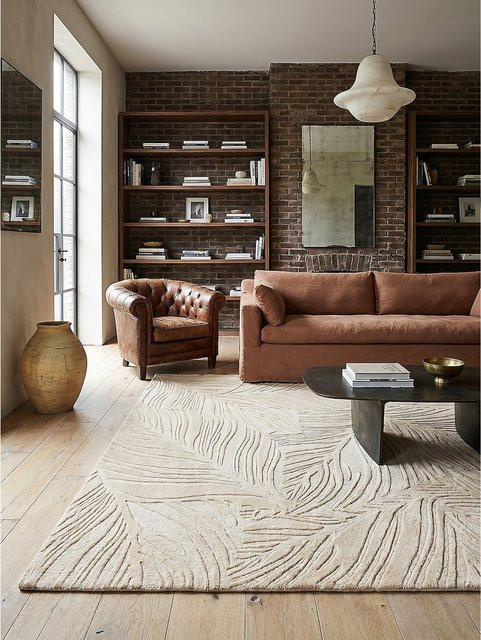 Wollteppich Kadima Design von KADIMA DESIGN in Beige mit floralem Muster, B: 160 cm, L: 230 cm - Bild 1