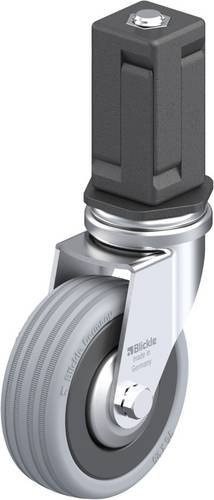 Blickle Lenkrolle LRA-VPA 75G-FA-EV05 in Schwarz und Grau mit 75 mm Rad-Durchmesser und einer Tragfähigkeit von max. 60 kg - Bild 1