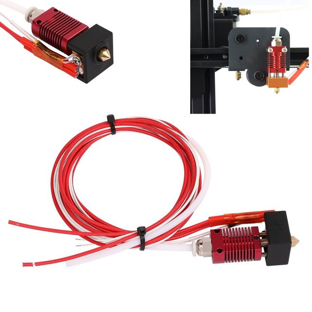 Creality Ender 5 Hotend Kit 3D-Drucker-Extruderkopf mit Silikonabdeckung 24 V Ersatzteil - Bild 1