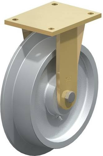 Blickle Bockrolle BS-SPK 250K in Silber und Grau, Rad-Durchmesser: 25 cm, Tragfähigkeit: 2500 kg - Bild 1