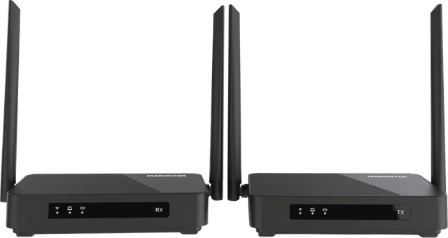 Marmitek TV Wireless Anywhere 4K UHD HDMI Sender und Empfänger in Schwarz - Bild 1