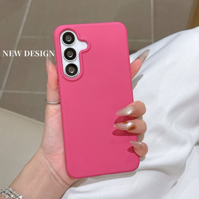 Stoßfeste MagSafe Flüssig-Silikon-Hülle für Samsung Galaxy S26 S25 Ultra S24 FE A57 A37 in Pink und Multicolour - Bild 1
