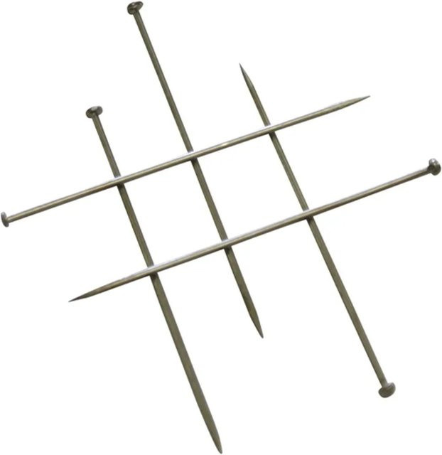 Gardinia Stecknadeln aus Edelstahl in Silber, 300er Pack - Bild 1