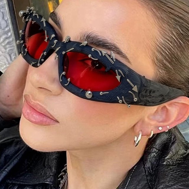 MONIQUE ORENDA Sonnenbrille, Cat-Eye, Vollrand, Plastic, Black, Unisex - Bild 1
