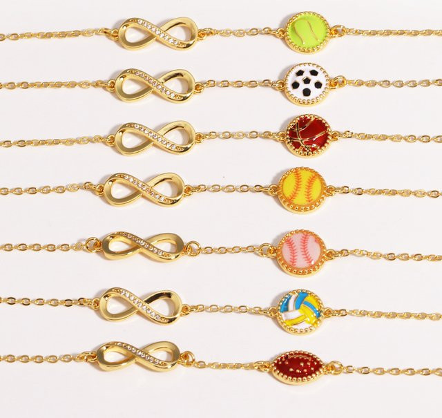 YUYAN Unendlichkeitsarmband, Gold, Damen, verspielt - Bild 1