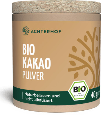 Achterhof Kakao Pulver, Schokolade, 40 g - Bild 1