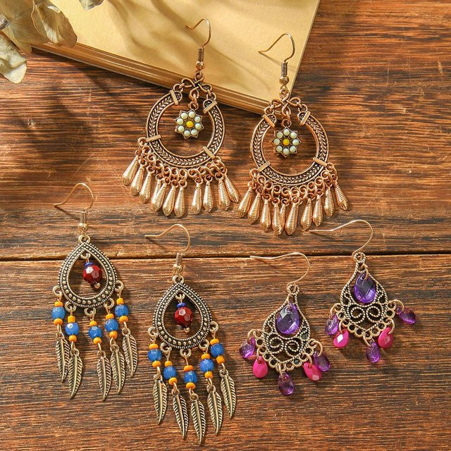 Lucky Star Jewelry Ohrhänger, Quaste, Damen - Bild 1