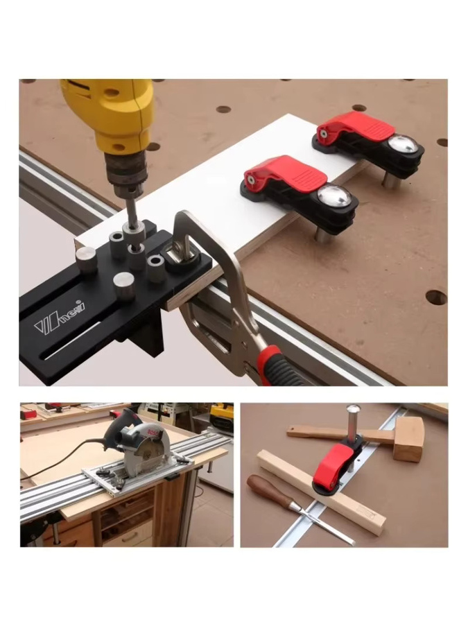 LTOOLS Schnellspannzwinge aus Edelstahl in Silber für die Holzbearbeitung - Bild 5