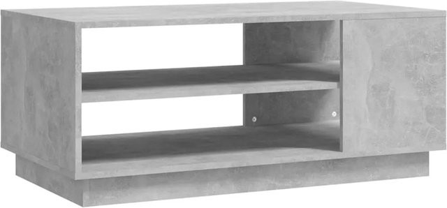 vidaXL Couchtisch in Betongrau mit modernem Design aus Holzwerkstoff, B/T/H: 102 x 55 x 43 cm - Bild 1