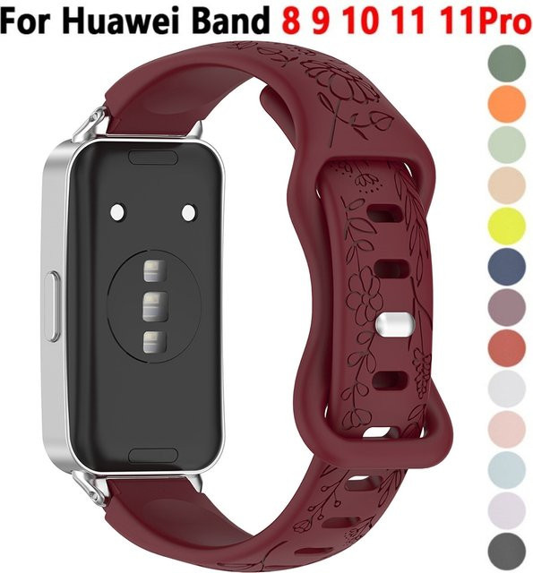 FancyWrist Uhrenarmband Silikon, Sonnenblumen-Muster, Verspielt - Bild 1