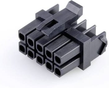Molex Buchsengehäuse-Kabel 10-polig in Schwarz - Bild 1