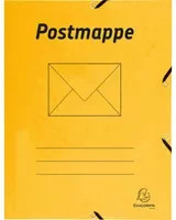 Exacompta Sammelmappe Postmappe A4 Gelb mit Gummizug - Bild 1