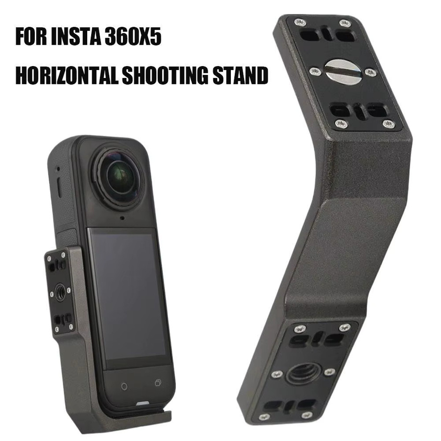 Insta360 L-förmige Halterung aus Aluminiumlegierung für horizontales und vertikales Schießen in Schwarz - Bild 2