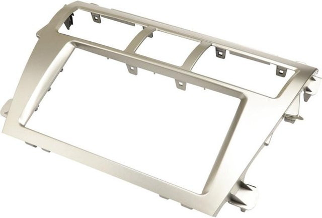 2DIN Autoradio Rahmen Fascia Trim Panel für Toyota Vios Yaris Sedan Belta in Weiß - Bild 1