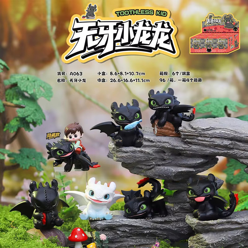 Potdemiel How to Train Your Dragon Zahnlos, Cartoon-Figuren, Blindboxen - Bild 3