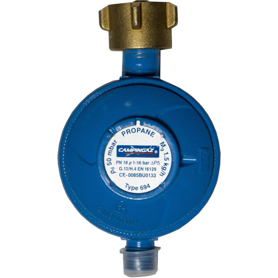 Campingaz Gas-Regler für Propan und Butan mit 1,5 kg/h und 50 mbar sowie R 1/4 Zoll links Anschluss - Bild 2