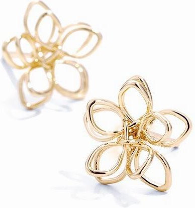 Yiran Jewelry Ohrstecker Blume, Kupfer, Gold, Damen - Bild 1