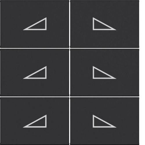 Hager Abdeckung für Dimmer in Nachtschwarz matt WAK7136BM - Bild 1