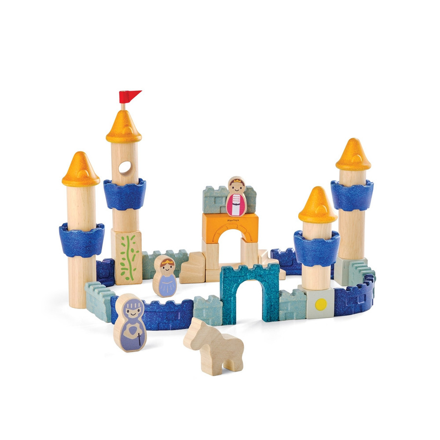 PlanToys Holzbauklötze Schloss, ab 2 Jahre - Bild 1