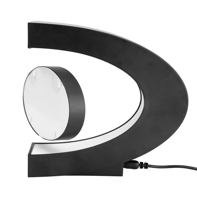 KONNWEI Magnetischer Schwebender Bilderrahmen in C-Form mit LED-Beleuchtung, Tischaufsteller für moderne Dekoration, Breite: 30 cm, Höhe: 20,8 cm, Tiefe: 4,4 cm - Bild 8