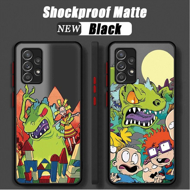 R-Rugrats Cartoon Reptar Handyhülle für Samsung Galaxy A14 A21s A22 A23 A24 A32 A33 A34 A50 A51 A53 A54 A70 A72 A73 5G in Multicolour - Bild 1