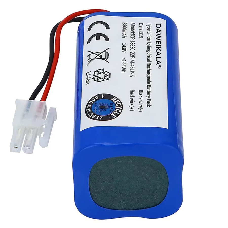 ILIFE Lithium-Batterie 14,4 V 3500 mAh für Roboter Staubsauger A4 A4s V7 A6 V7s Plus in Blau - Bild 2