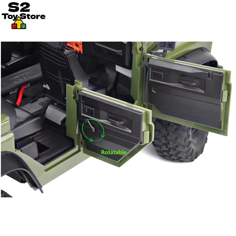 RCDream RD110 Wilderness Defender Open-Top RC Crawler Hardbody, 1:10 Maßstab, Offroad-Truck Karosserie - Bild 5