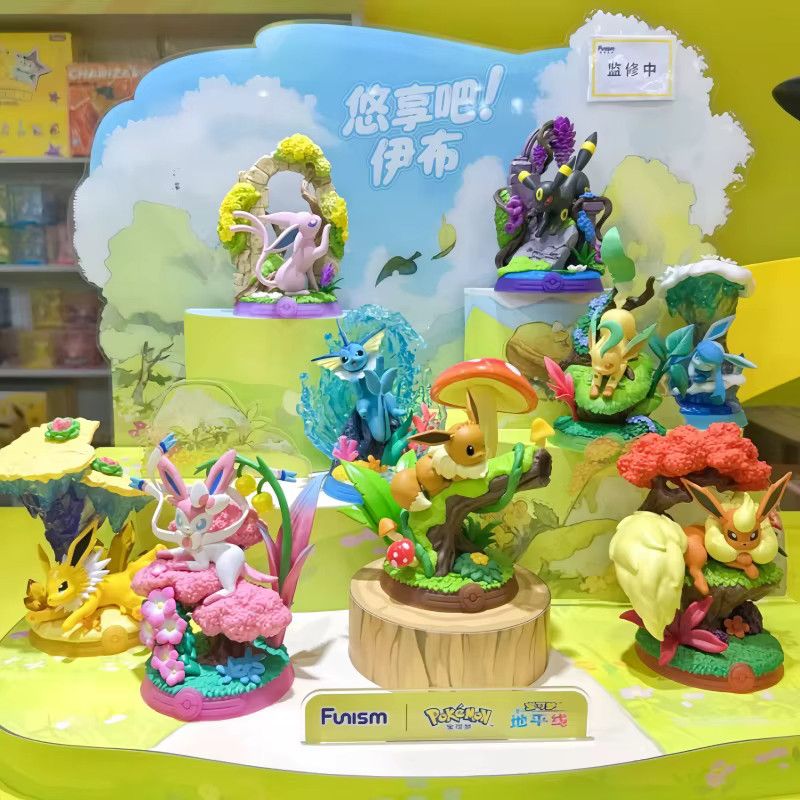 Pokémon Eevee Series G3 Blind Box Re-Ment Anime Figur aus PVC für dein Desktop Dekor - Bild 2